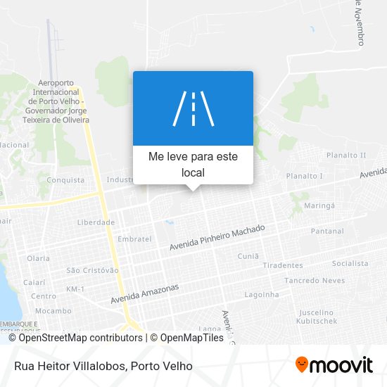 Rua Heitor Villalobos mapa