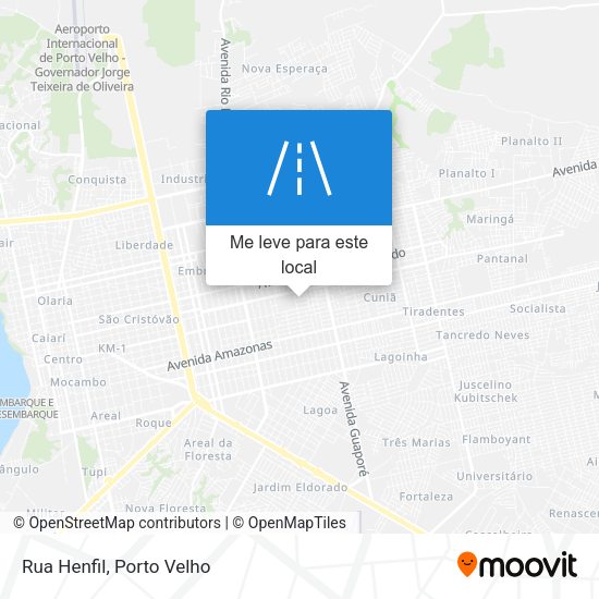 Rua Henfil mapa