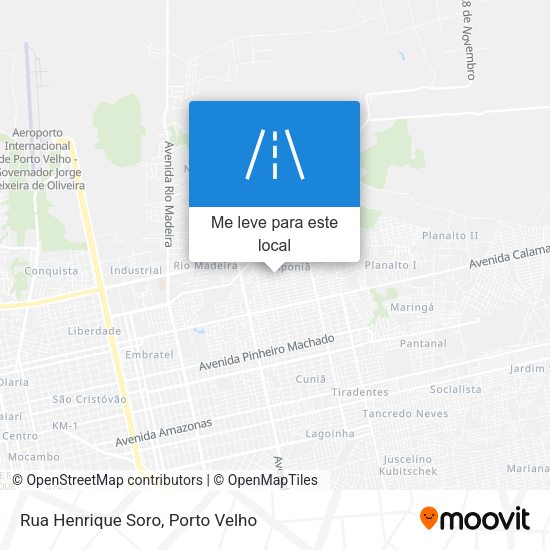 Rua Henrique Soro mapa
