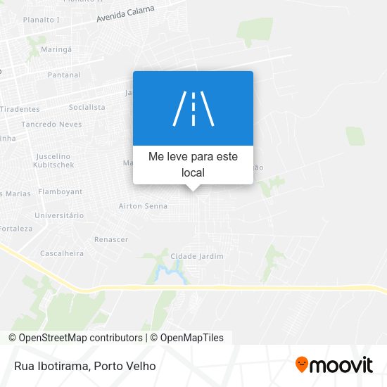 Rua Ibotirama mapa