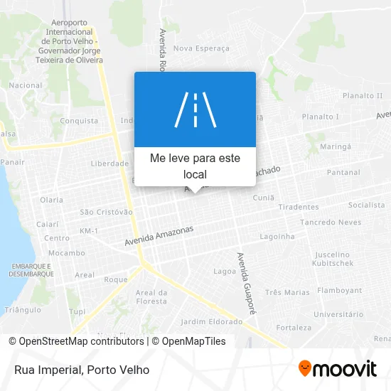 Rua Imperial mapa
