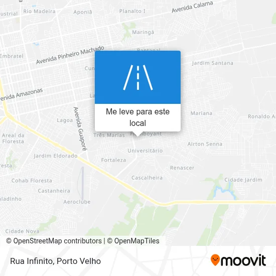 Rua Infinito mapa