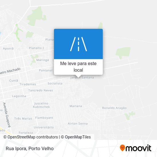 Rua Ipora mapa