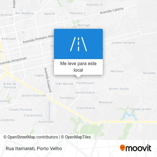 Rua Itamarati mapa