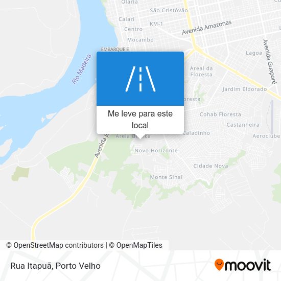 Rua Itapuã mapa