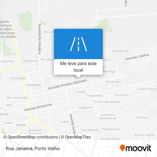 Rua Janaína mapa