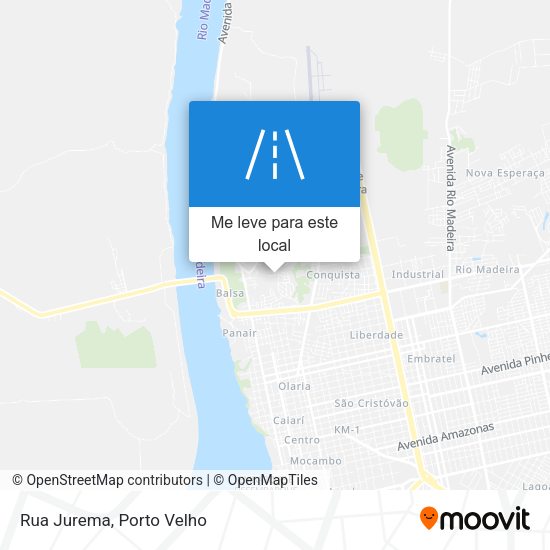 Rua Jurema mapa