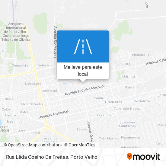 Rua Lêda Coelho De Freitas mapa