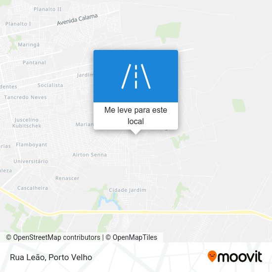 Rua Leão mapa
