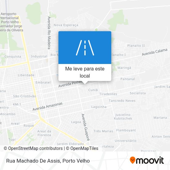Rua Machado De Assis mapa