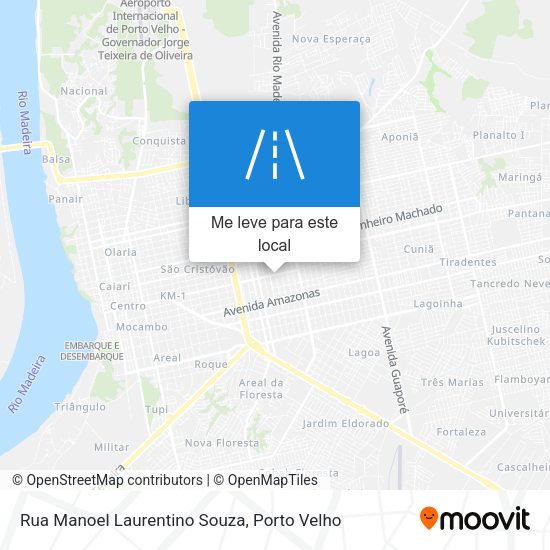 Rua Manoel Laurentino Souza mapa