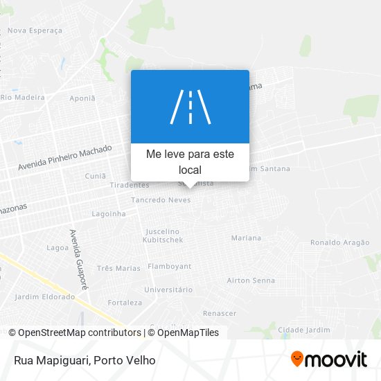 Rua Mapiguari mapa