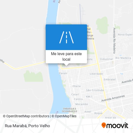 Rua Marabá mapa