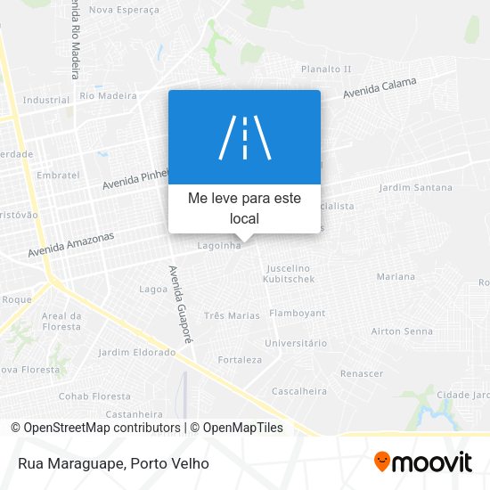 Rua Maraguape mapa