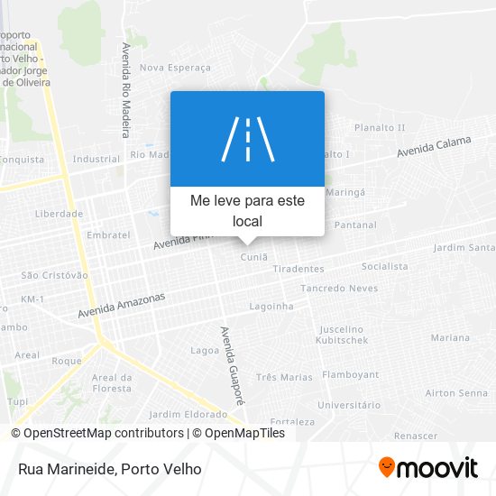 Rua Marineide mapa