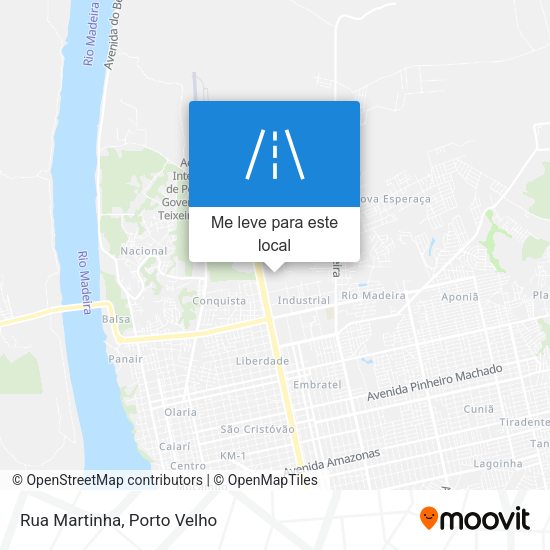 Rua Martinha mapa
