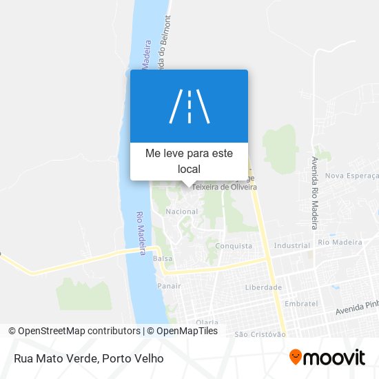 Rua Mato Verde mapa