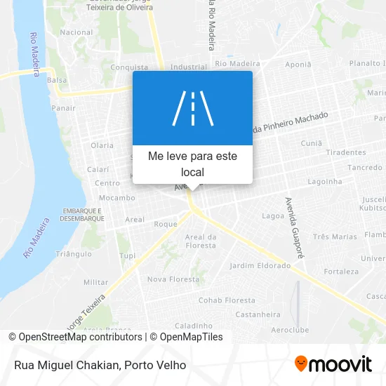 Rua Miguel Chakian mapa