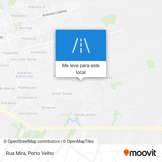 Rua Mira mapa