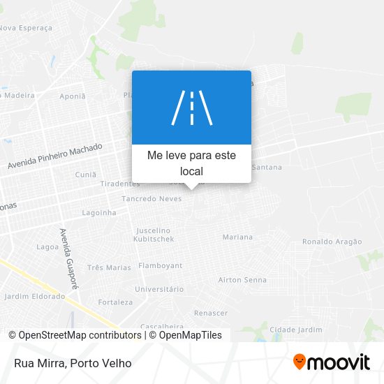 Rua Mirra mapa