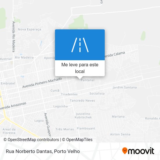 Rua Norberto Dantas mapa