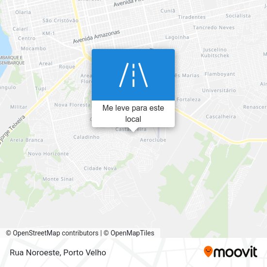 Rua Noroeste mapa