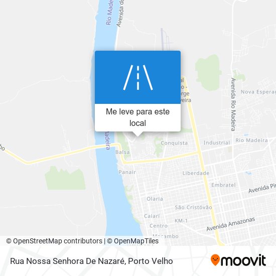Rua Nossa Senhora De Nazaré mapa