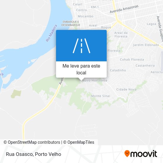 Rua Osasco mapa