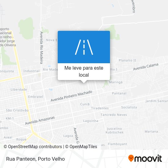 Rua Panteon mapa