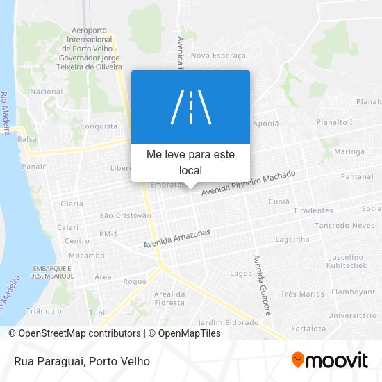 Rua Paraguai mapa