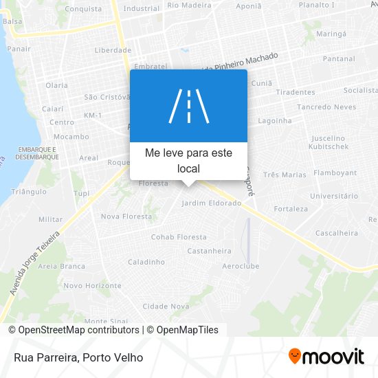 Rua Parreira mapa