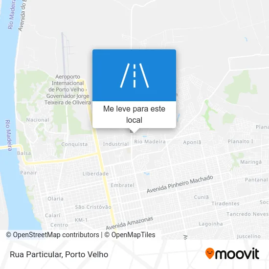 Rua Particular mapa