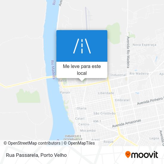 Rua Passarela mapa