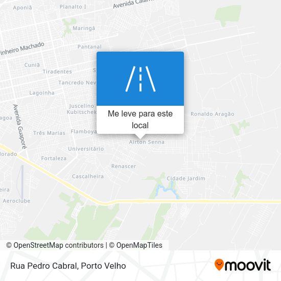 Rua Pedro Cabral mapa