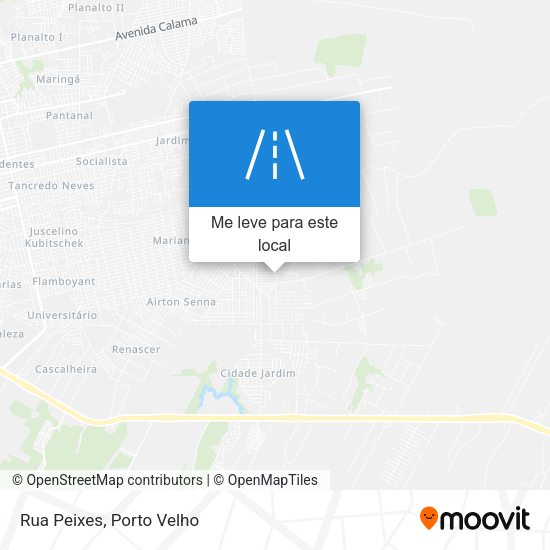 Rua Peixes mapa