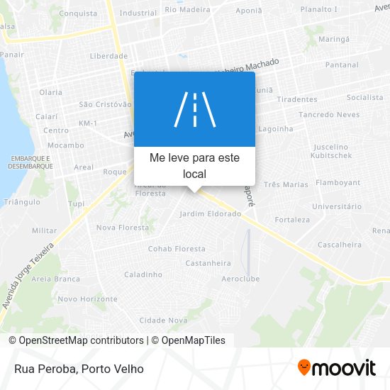 Rua Peroba mapa