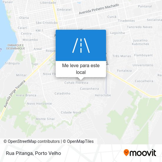 Rua Pitanga mapa