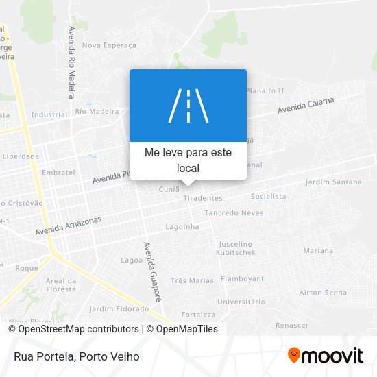 Rua Portela mapa