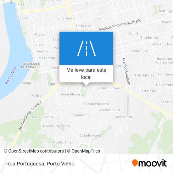 Rua Portuguesa mapa