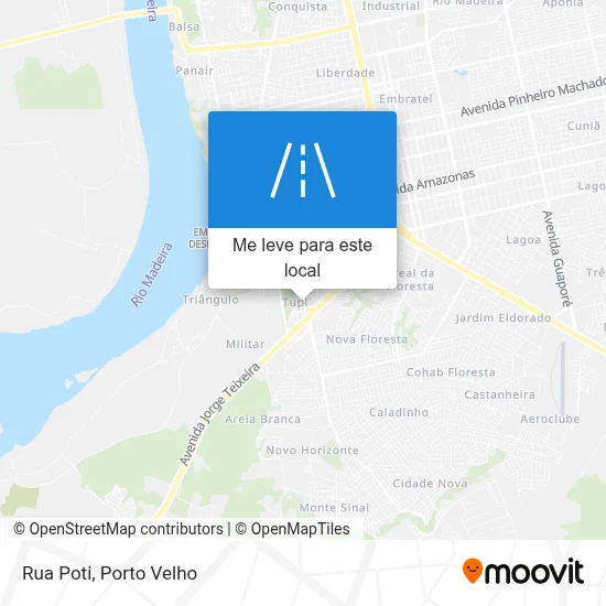 Rua Poti mapa