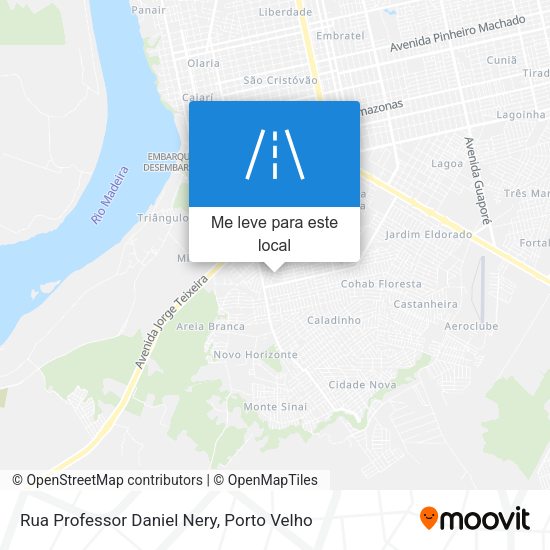 Rua Professor Daniel Nery mapa