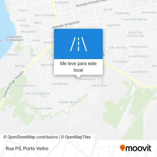 Rua P5 mapa