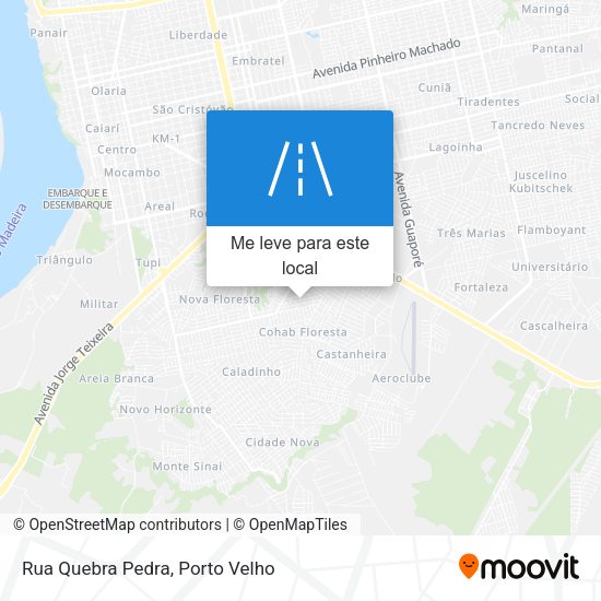 Rua Quebra Pedra mapa