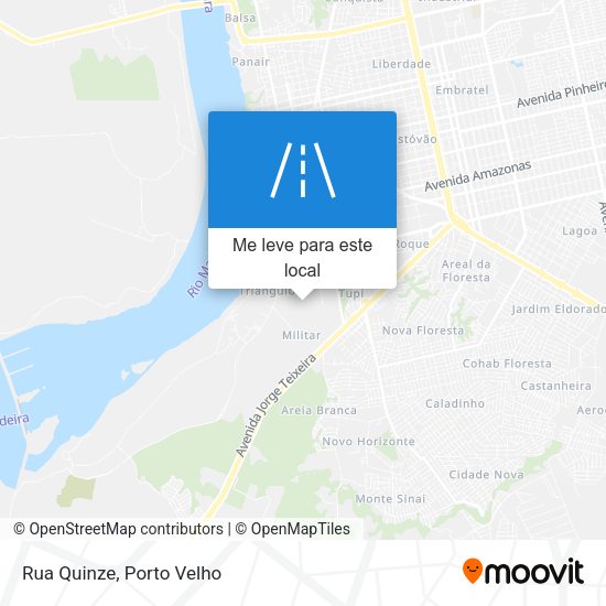 Rua Quinze mapa