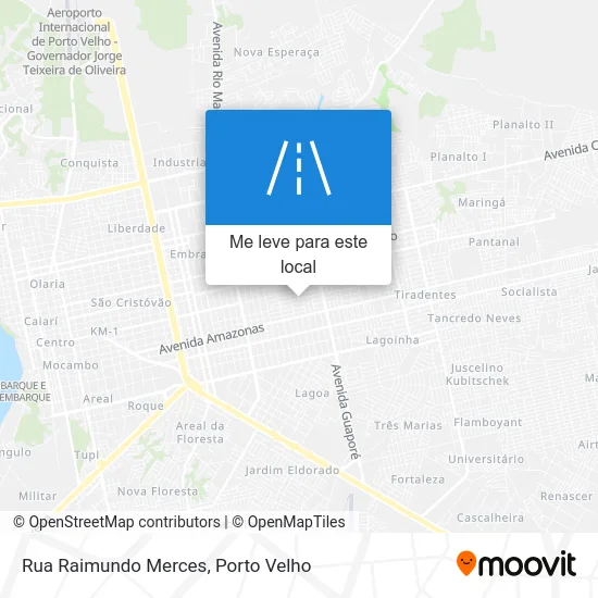 Rua Raimundo Merces mapa