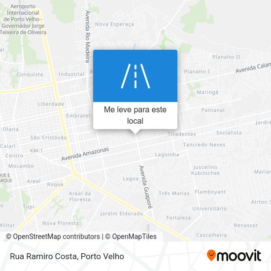 Rua Ramiro Costa mapa