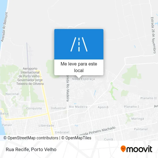 Rua Recife mapa