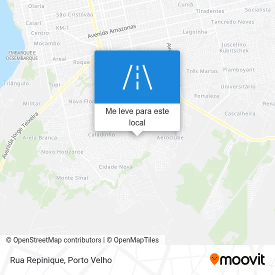 Rua Repinique mapa
