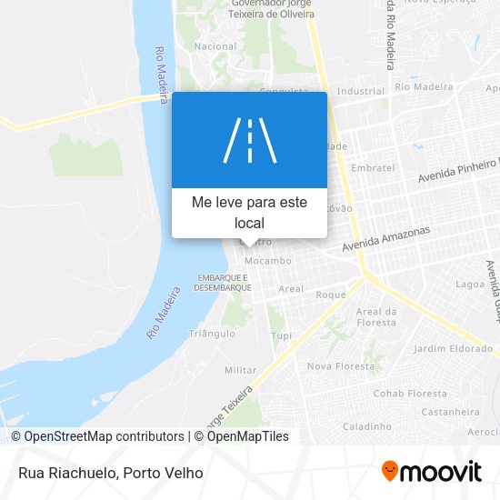Rua Riachuelo mapa