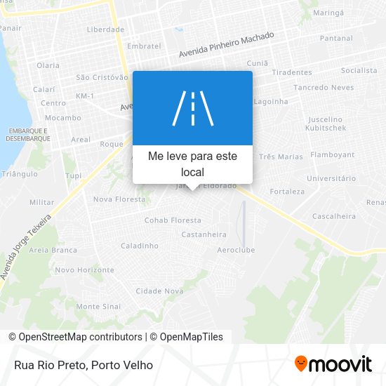 Rua Rio Preto mapa